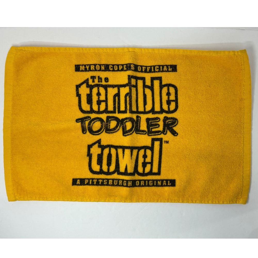 Myron Cope Official Terrible Toddler Towel Pittsburgh Steelers Yellow